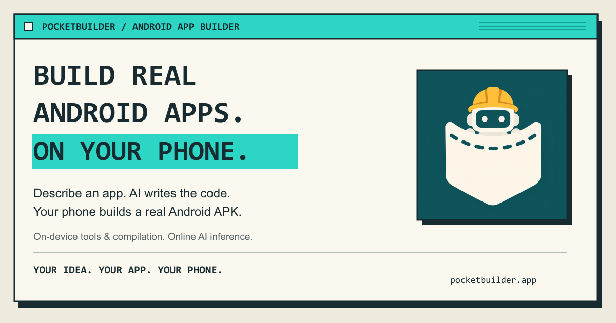 Build and Share Real Android Apps on Your Phone with AI, No Programming Needed